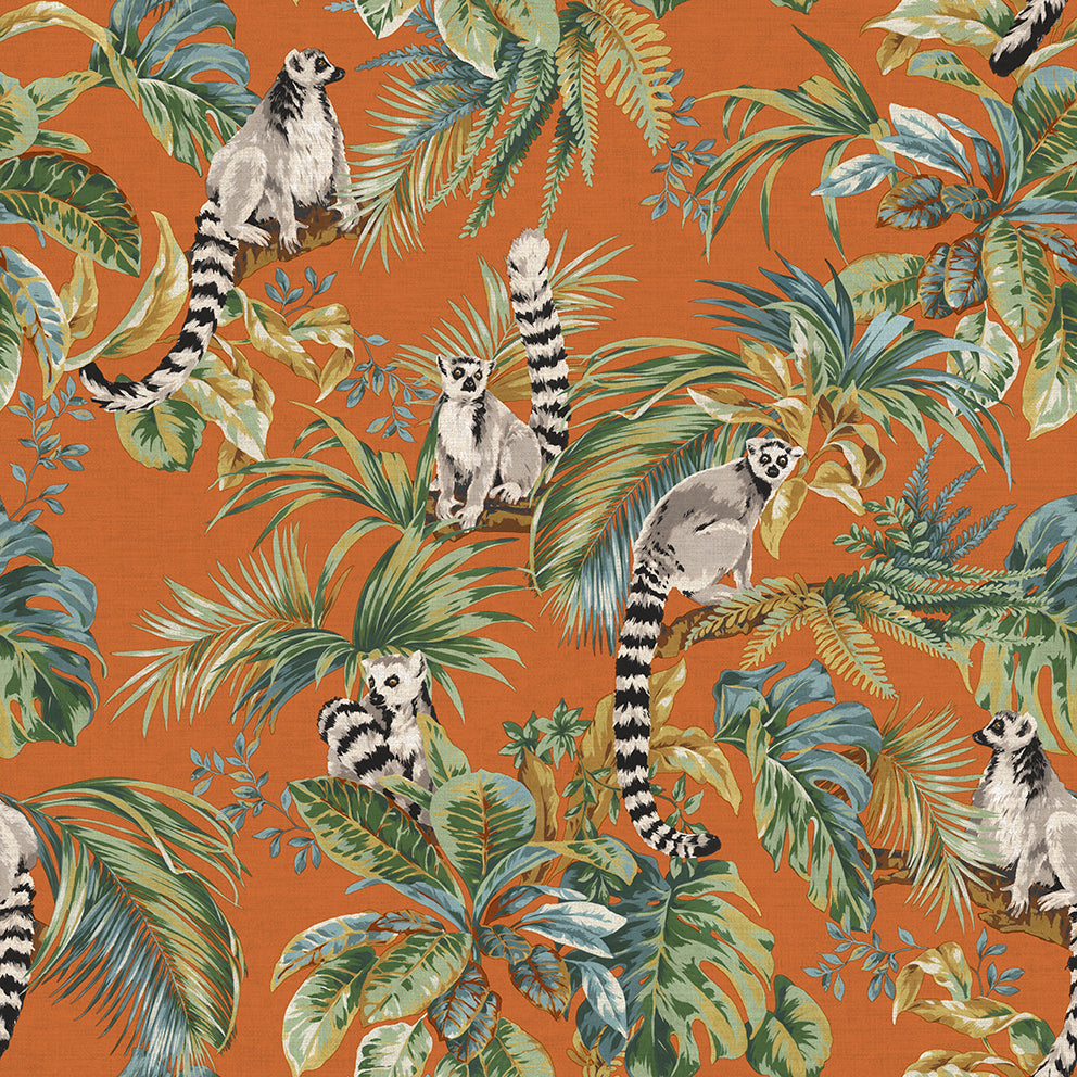 Carta da Parati Lemuri Lemuria JV Italian Design Parati cod. 6503