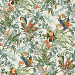 Carta da Parati Parrots Lemuria JV Italian Design Parati cod. 6520
