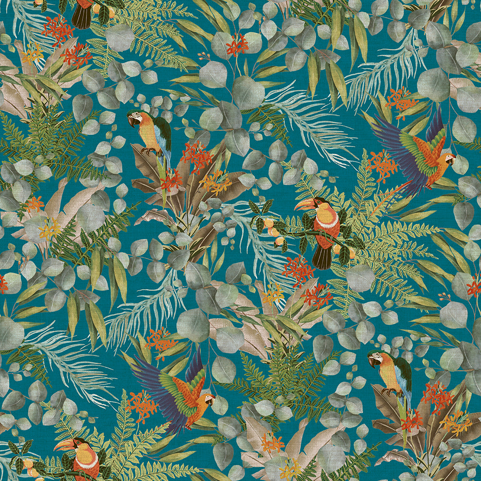 Carta da Parati Parrots Lemuria JV Italian Design Parati cod. 6522