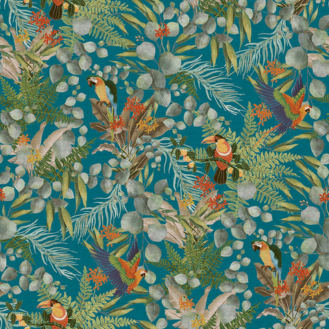 Carta da Parati Parrots Lemuria JV Italian Design Parati cod. 6522