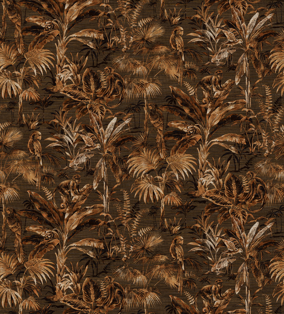 Pannello Murale Monkey Lemuria JV Italian Design Parati cod. 6592