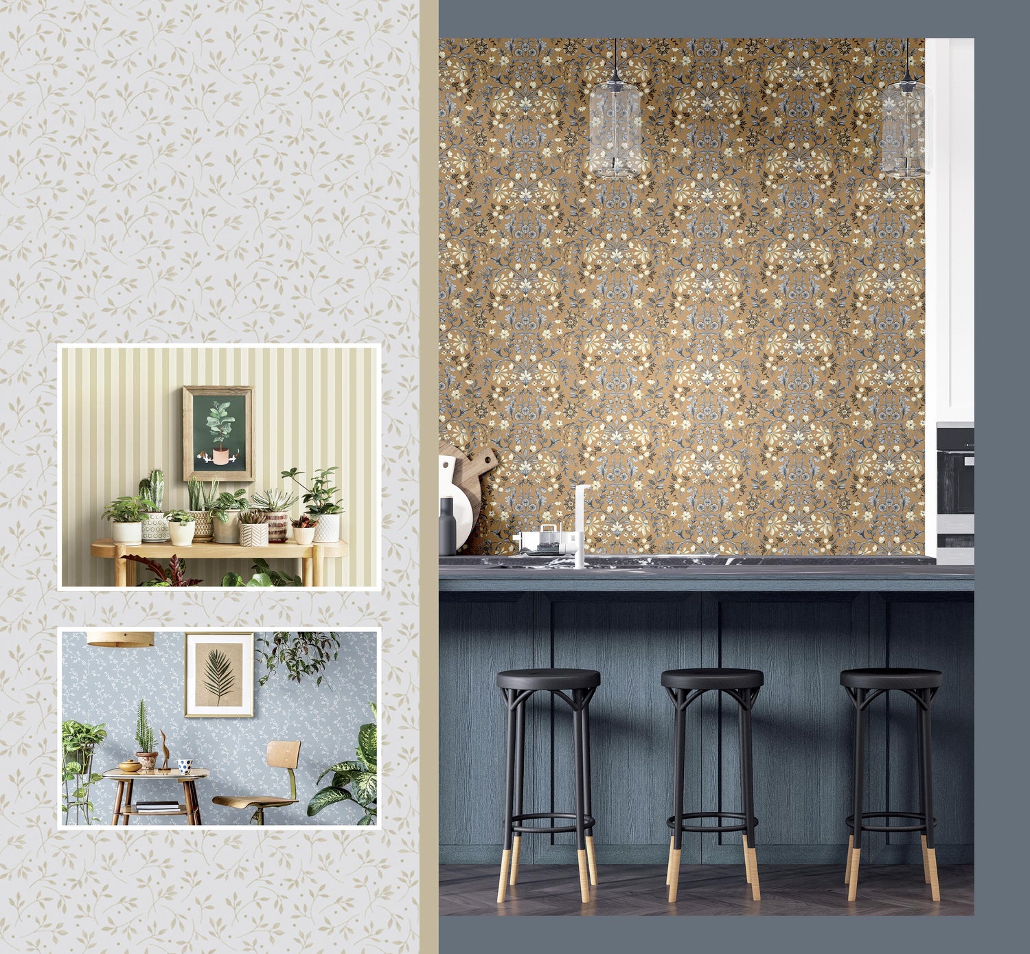 Carta da parati Fiori Country 2023 Cristiana Masi cod. 12326