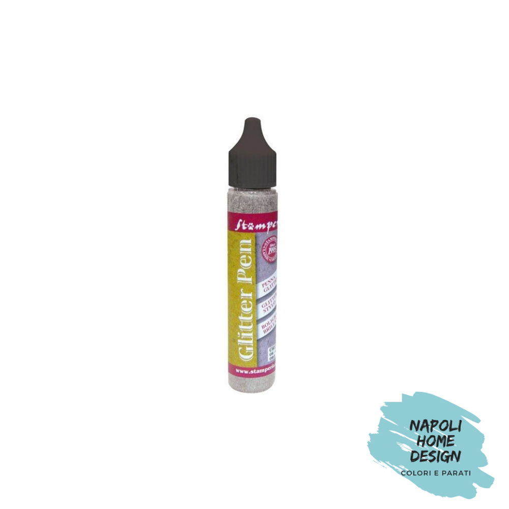 Glitter Pen 30 ml. colore Argento Stamperia OUTLET