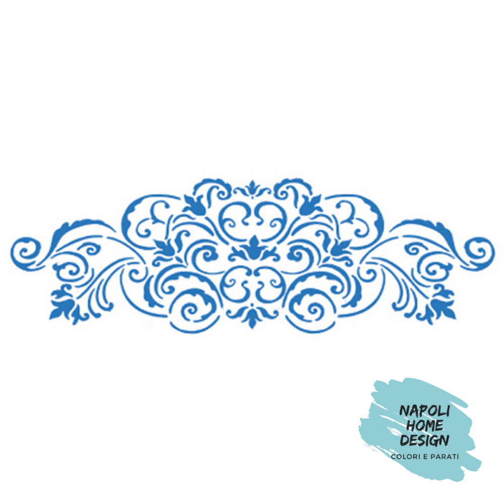 Stencil Voluta Classica cm 38x15 by Stamperia.
