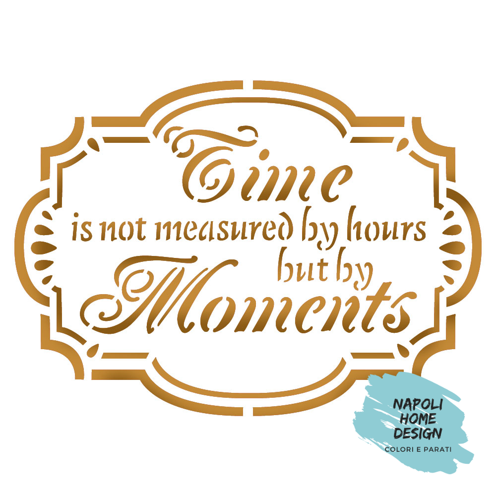 Stencil Moments cm 20x15 by Stamperia.