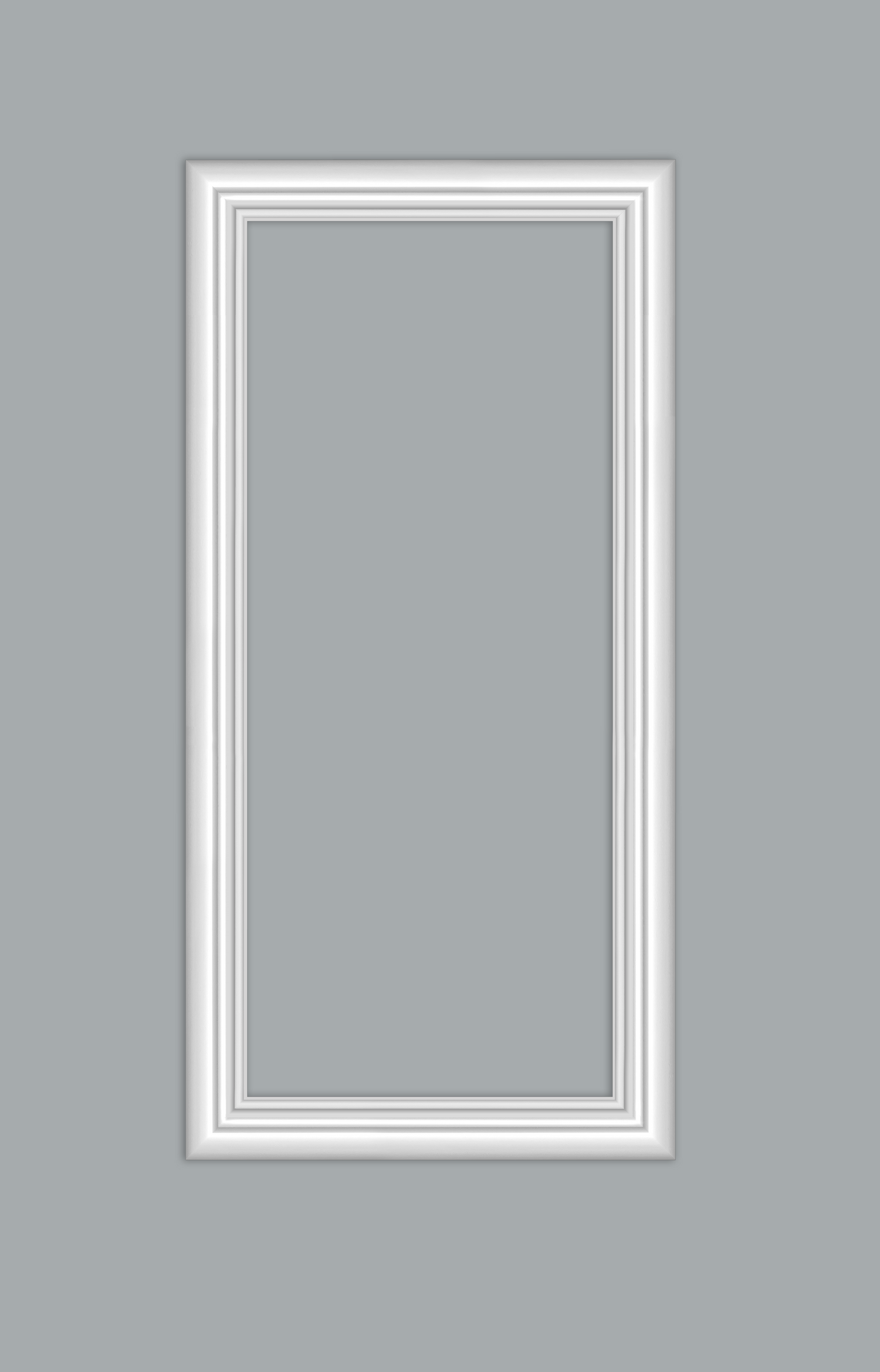 Telaio Pretagliato per Boiserie Light in polimero Ard Italia Serie JC233-W  misura 50x100 cm