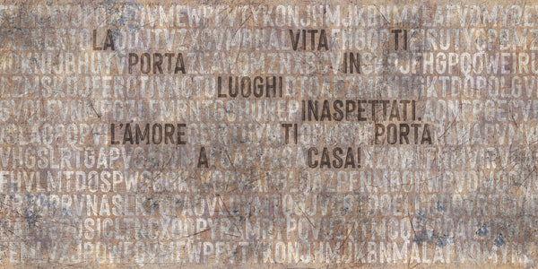 Carta da Parati al MQ Message Rimura Italian Design