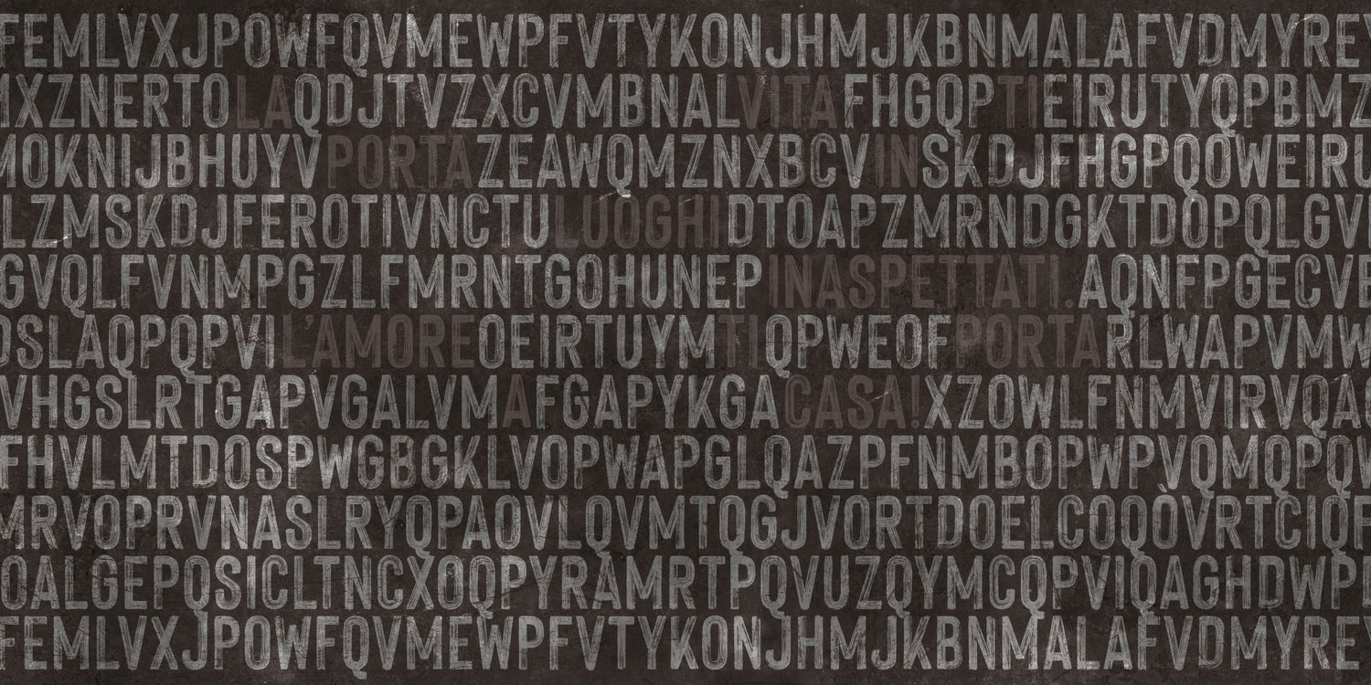 Carta da Parati al MQ Message Rimura Italian Design