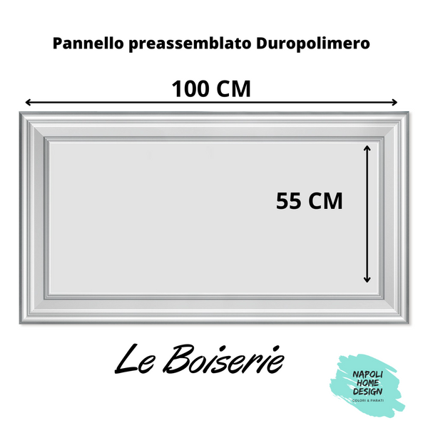 Pannello Preassemblato per  Boiserie polimero Ard Italia  misura 100x55 cm