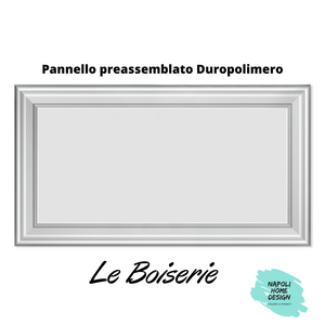 Pannello Preassemblato per  Boiserie polimero Ard Italia  misura 100x55 cm