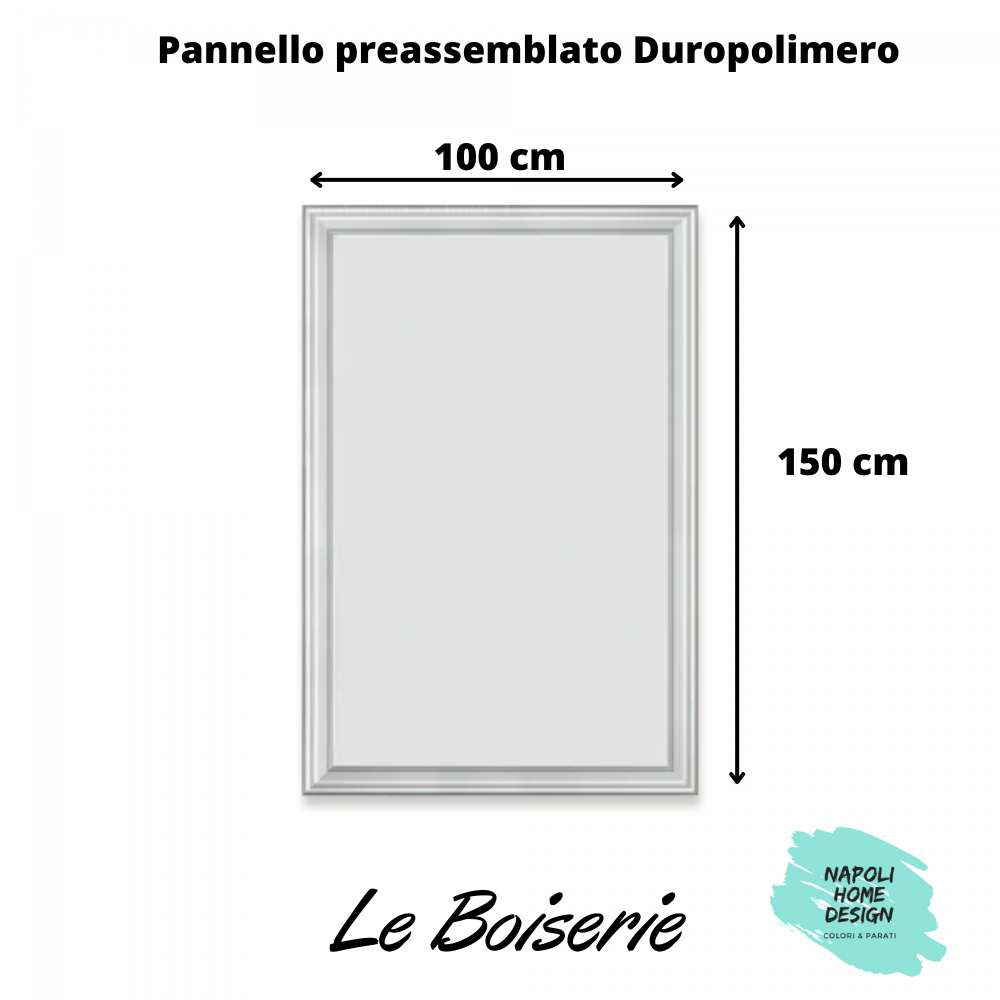 Pannello Preassemblato per  Boiserie polimero Ard Italia  misura 100x150 cm