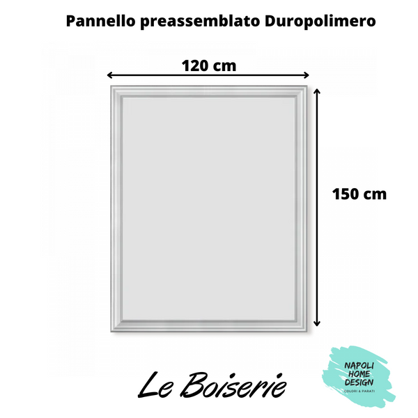 Pannello Preassemblato per  Boiserie polimero Ard Italia  misura 120x150 cm