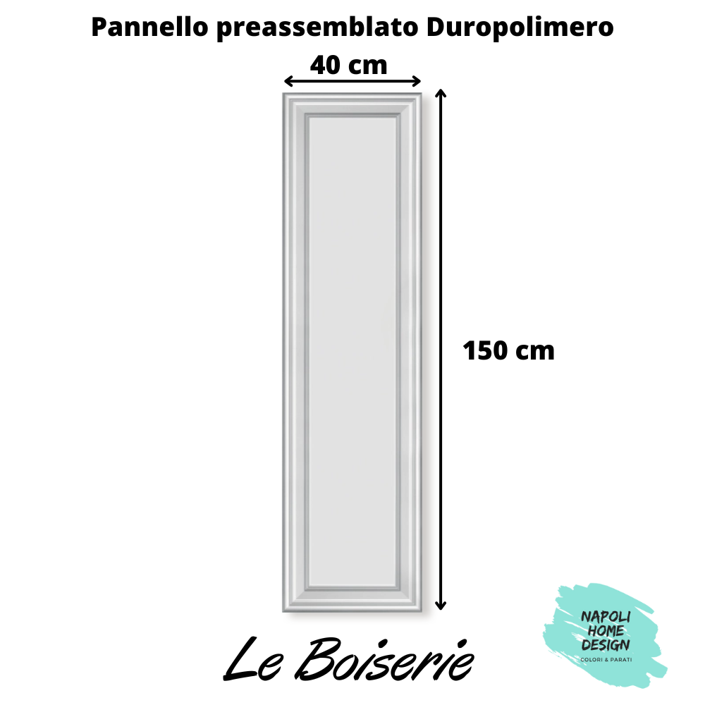 Pannello Preassemblato per  Boiserie polimero Ard Italia  misura 40x150 cm