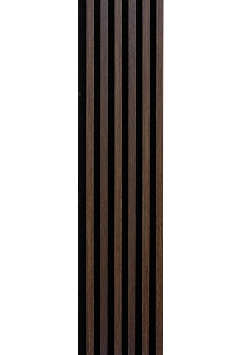 Listelli Silence in MDF  Noce Scuro mis. 270 cm x 30 cm