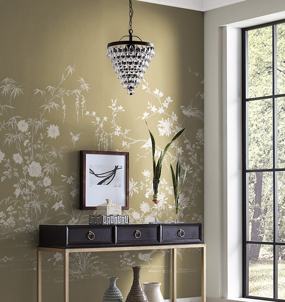 Pannello Murale 24 Karat Flowering Wine Chino Mural JV Exclusive Parati 2263