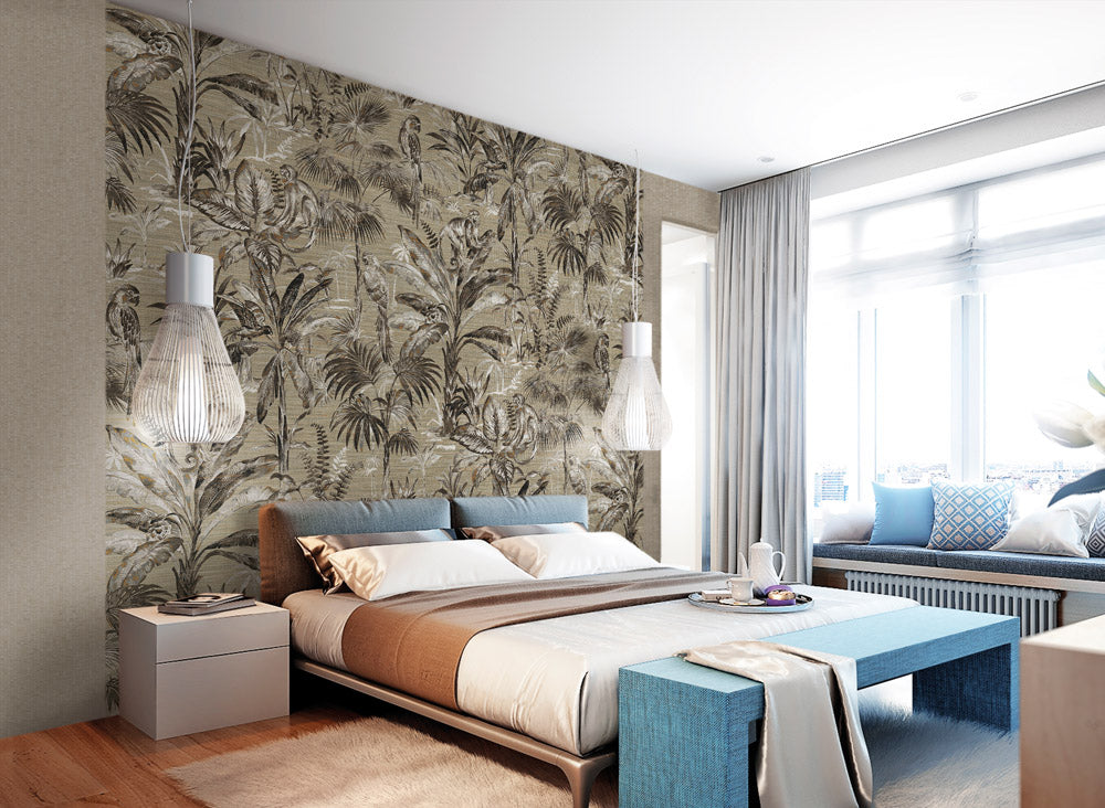 Pannello Murale Monkey Lemuria JV Italian Design Parati cod. 6593