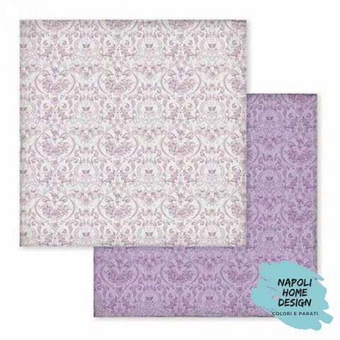 Foglio singolo Scrapbooking Double Face Provence Texture Wallpaper  30x30 cm  Stamperia OUTLET