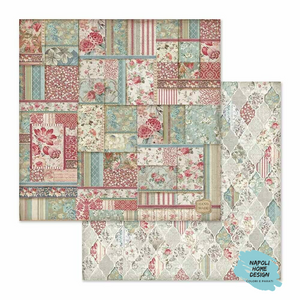 SBB649 stamperia foglio double face patchwork scrapbooking