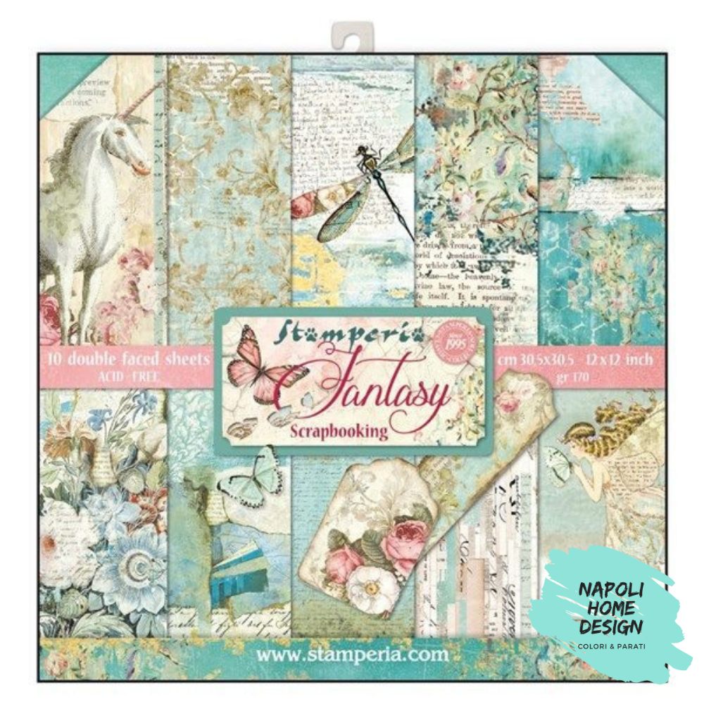 Blocco 10 Fogli Double Face Scrapbooking 30.5x30.5 cm OUTLET - ULTIME DISPONIBILITA&