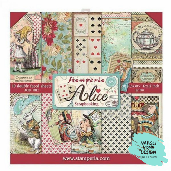 Blocco 10 Fogli Double Face Scrapbooking 30.5x30.5 cm OUTLET - ULTIME DISPONIBILITA'
