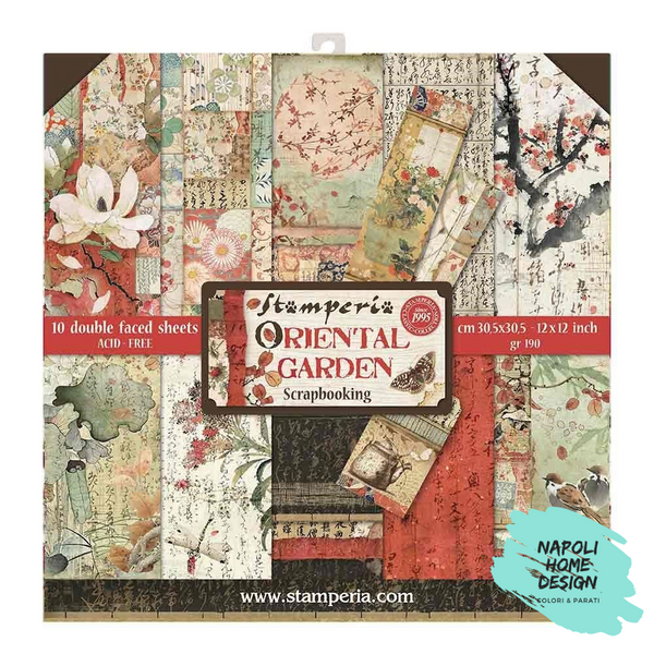 Blocco 10 Fogli Double Face Scrapbooking 30.5x30.5 cm OUTLET - ULTIME DISPONIBILITA'