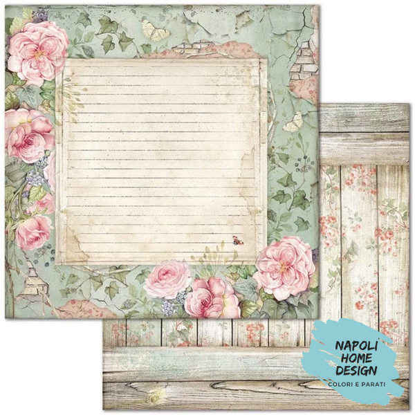 Blocco 10 Fogli Double Face Scrapbooking 30.5x30.5 cm OUTLET - ULTIME DISPONIBILITA'