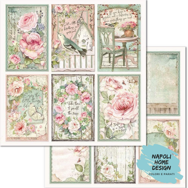 Blocco 10 Fogli Double Face Scrapbooking 30.5x30.5 cm OUTLET - ULTIME DISPONIBILITA'