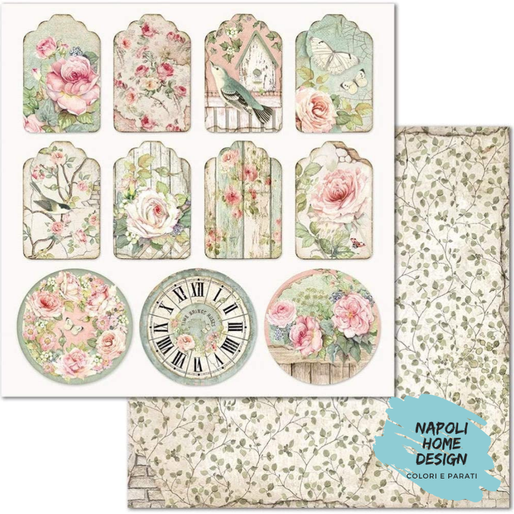 Blocco 10 Fogli Double Face Scrapbooking 30.5x30.5 cm OUTLET - ULTIME DISPONIBILITA&