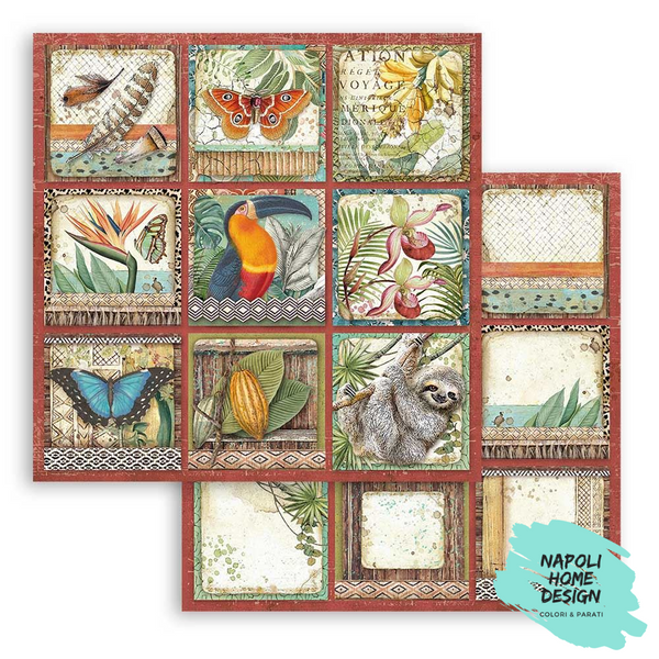 Blocco 10 Fogli Double Face Scrapbooking 30.5x30.5 cm OUTLET - ULTIME DISPONIBILITA'