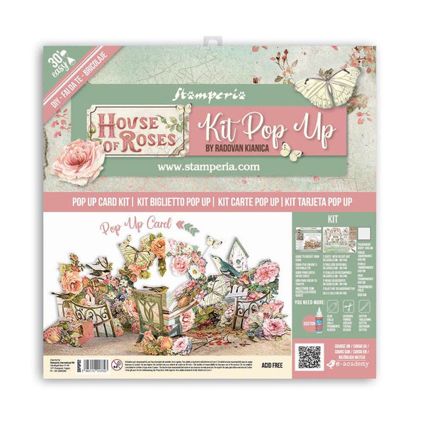 Pop up kit House of Roses Stamperia