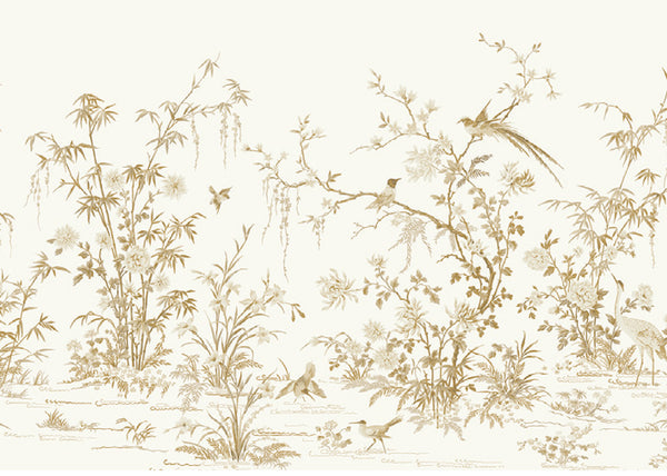 Pannello Murale 24 Karat Flowering Wine Chino Mural JV Exclusive Parati 2262