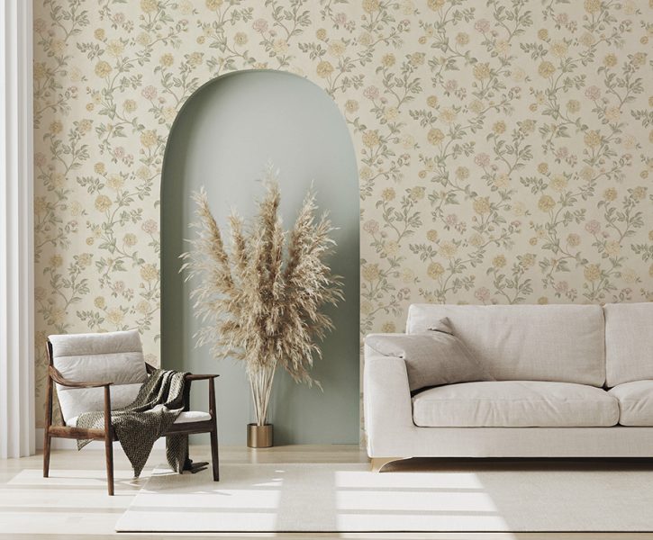 Carta da Parati Satin Flowers 2022  Z66807 Zambaiti Parati