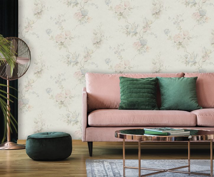 Carta da Parati Satin Flowers 2022  Z66857 Zambaiti Parati