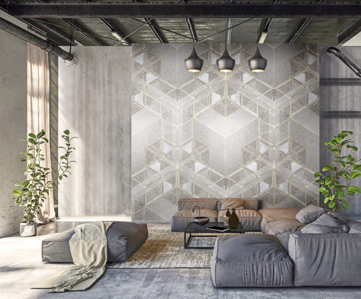 Pannello Murale Lamborghini 2 Z90062 mis. 3,30 mt x 3 mt  Zambaiti Parati