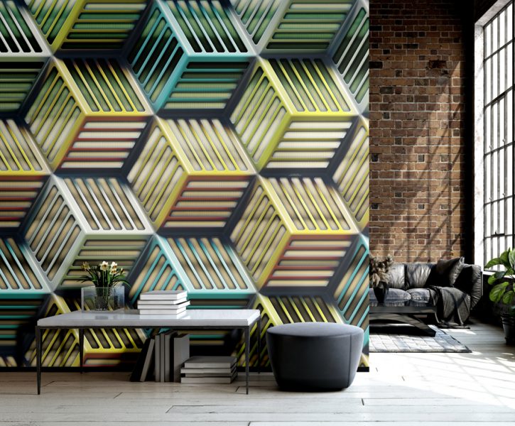 Pannello Murale Lamborghini 2 Z90080 mis. 3,30 mt x 3 mt  Zambaiti Parati