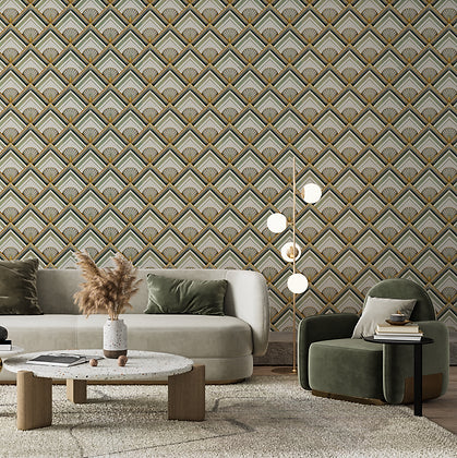 Carta da Parati Deco Millesimi Design Wallpaper