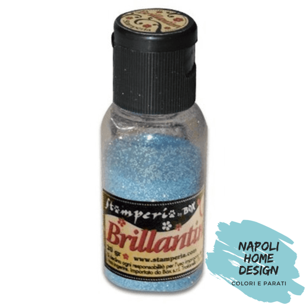 Glitter Azzurro Chiaro K3GP33 STAMPERIA OUTLET