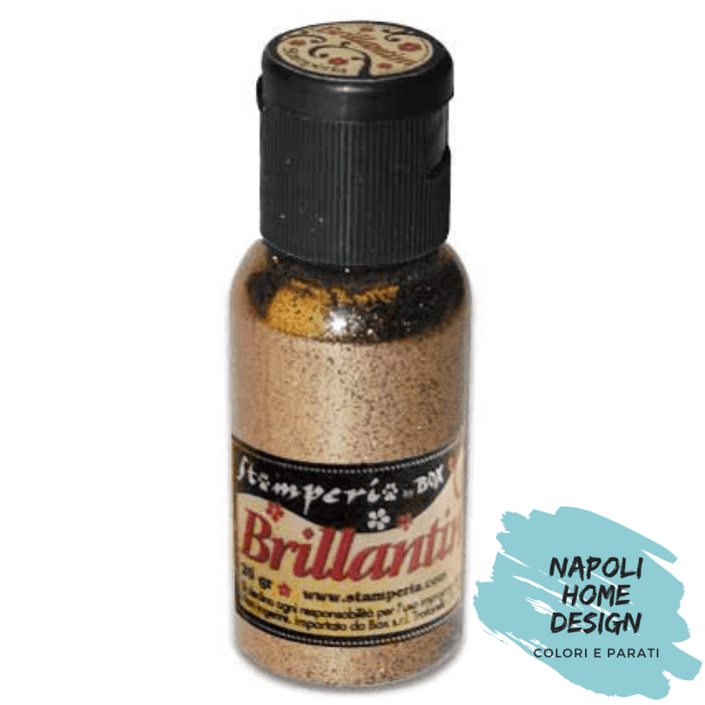 Glitter Rame Chiaro K3GP16 STAMPERIA OUTLET