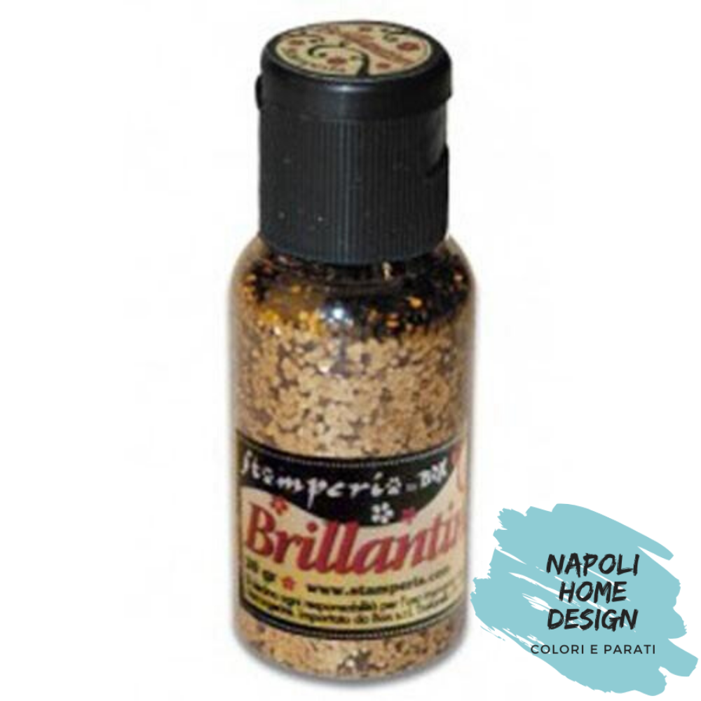 Glitter Rame Chiaro Grana Grossa OUTLET