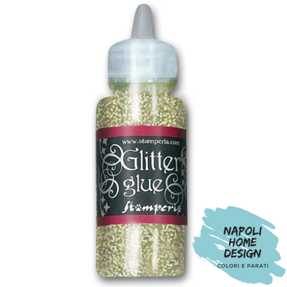 Glitter Glue Oro Argentato 40 ml