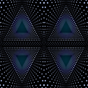 Carta da Parati Good Vibes Wallpaper Geometrico 3D