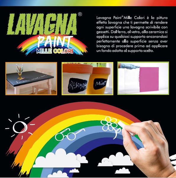 Lavagna Paint Mille Colori Lime 500 ml.