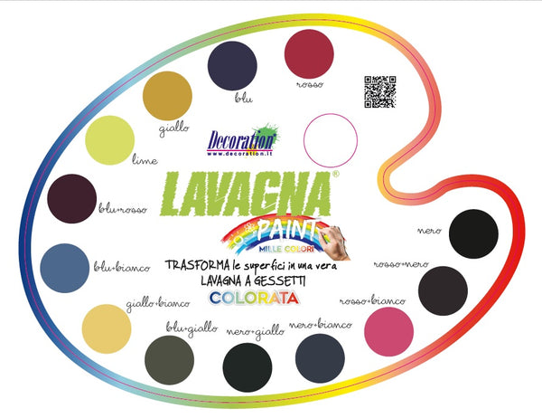 Lavagna Paint Mille Colori Rosso 500 ml.