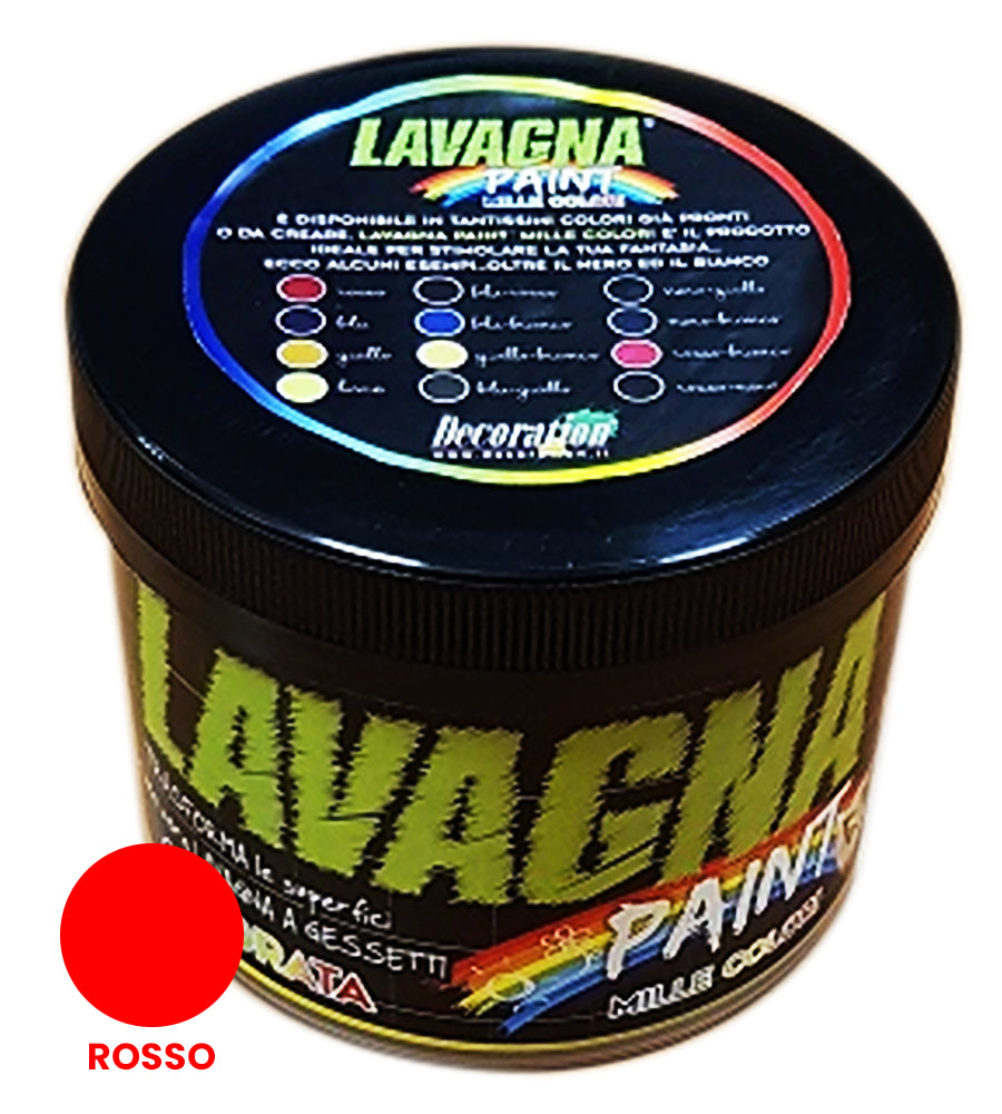 Lavagna Paint Mille Colori Rosso 500 ml.