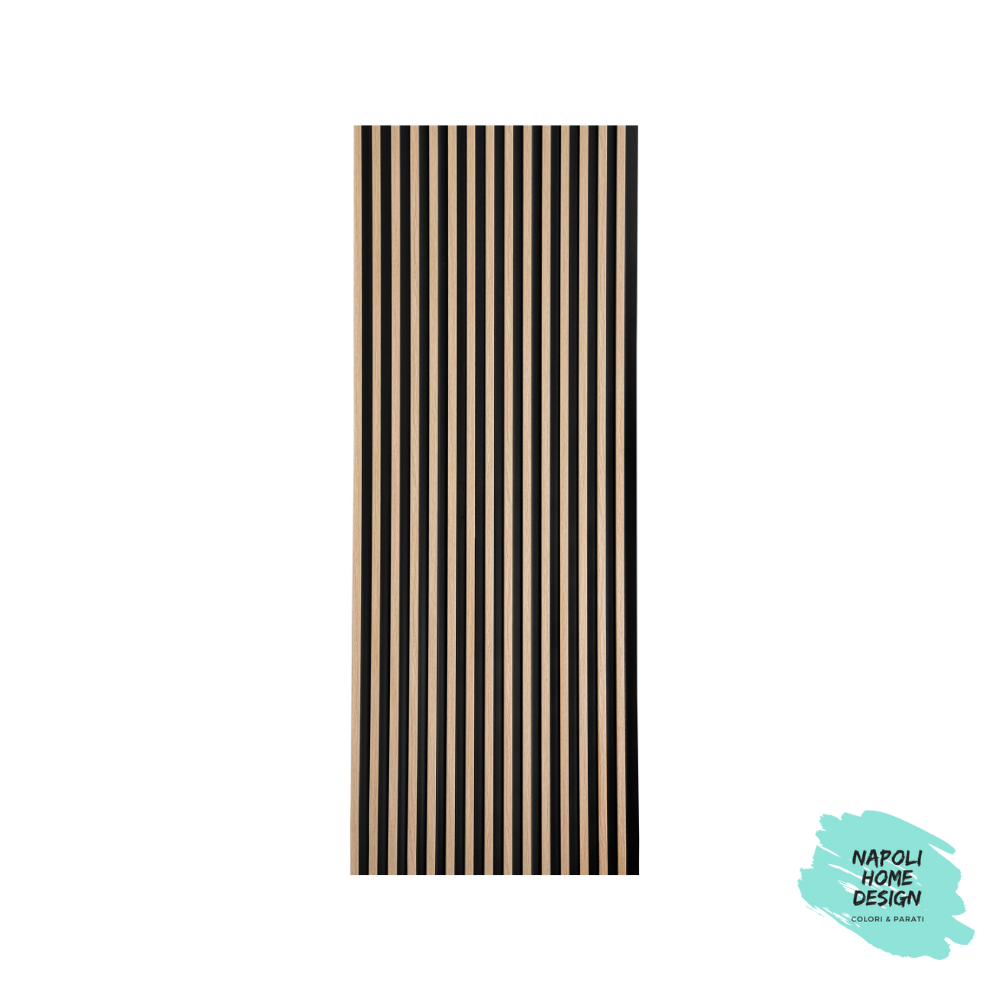 Listelli in polimero Mardom Decor L0102 Rovere Chiaro modello STRETTO mis. 270 x 12 x 1,2 cm