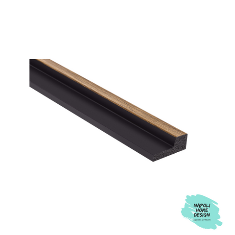 Profilo Destro per Listelli in polimero Mardom Decor L0106R Rovere Classico modello STRETTO mis. 270 x 2,3 x 1,2 cm