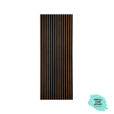 Listelli in polimero Mardom Decor L0104 Rovere Scuro modello STRETTO mis. 270 x 12 x 1,2 cm
