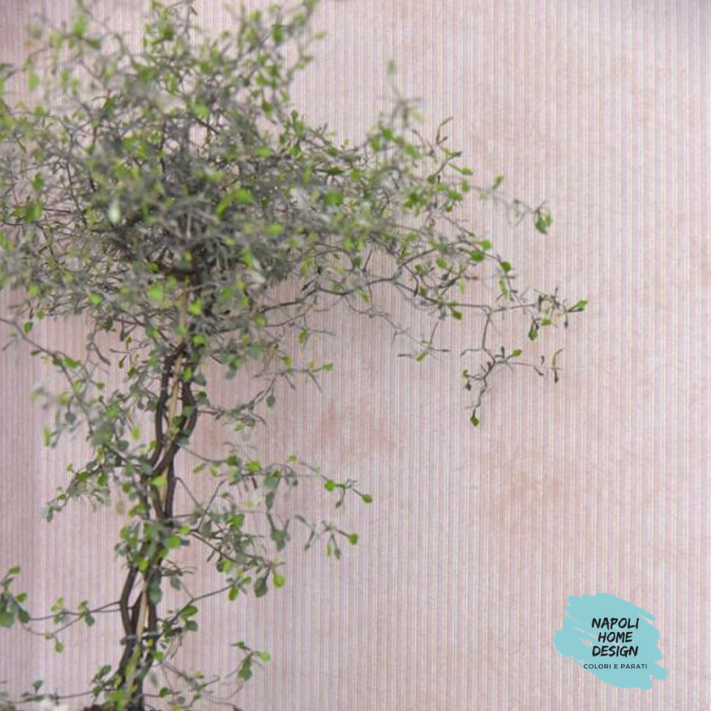 Parati Vintage - Strisce Sottili Rosa mis. 70 cm x 53 cm